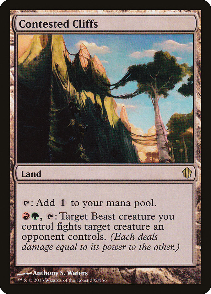Contested Cliffs [Commander 2013] (C13 282)