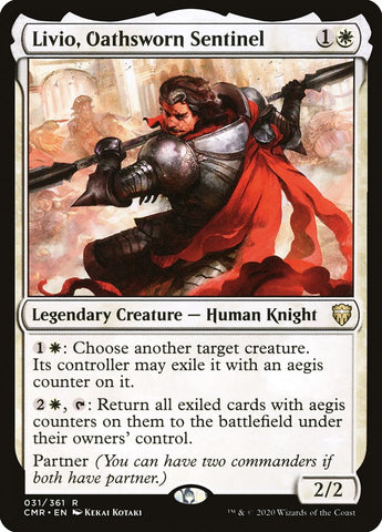 Livio, Oathsworn Sentinel [Commander Legends] (CMR 31)