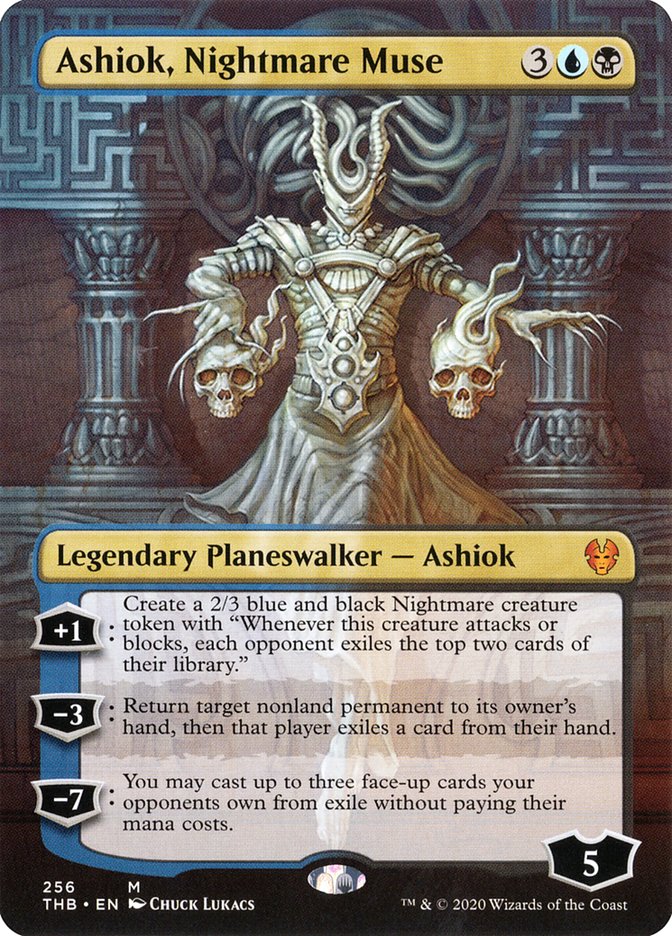 Ashiok, Nightmare Muse (Borderless) [Theros Beyond Death] (THB 256)
