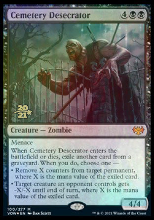 Cemetery Desecrator [Innistrad: Crimson Vow Prerelease Promos] (PVOW 100)