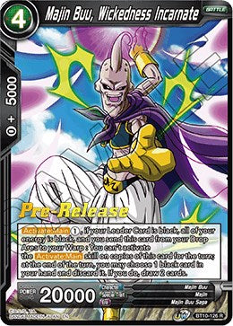 Majin Buu, Wickedness Incarnate [BT10-126]