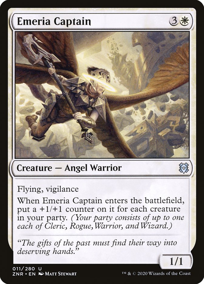 Emeria Captain [Zendikar Rising] (ZNR 11)