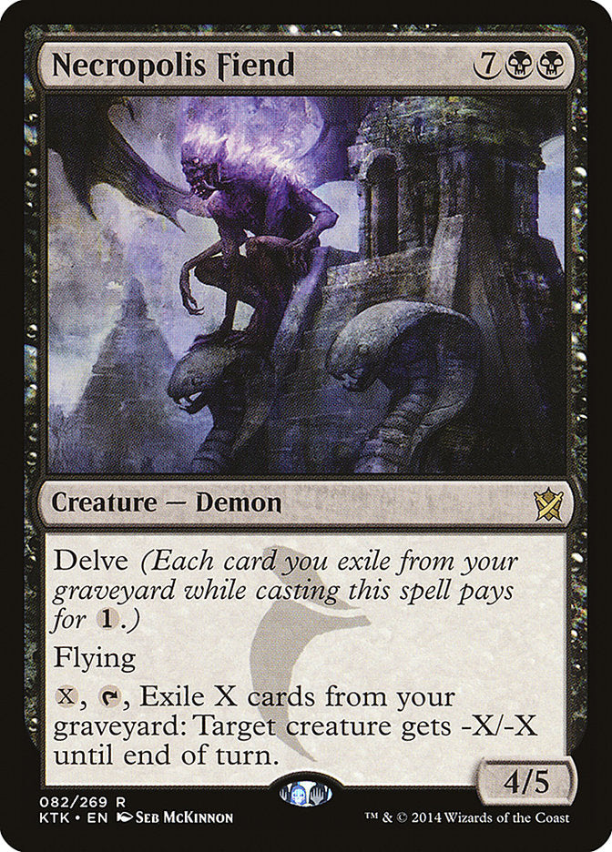 Necropolis Fiend [Khans of Tarkir] (KTK 82)