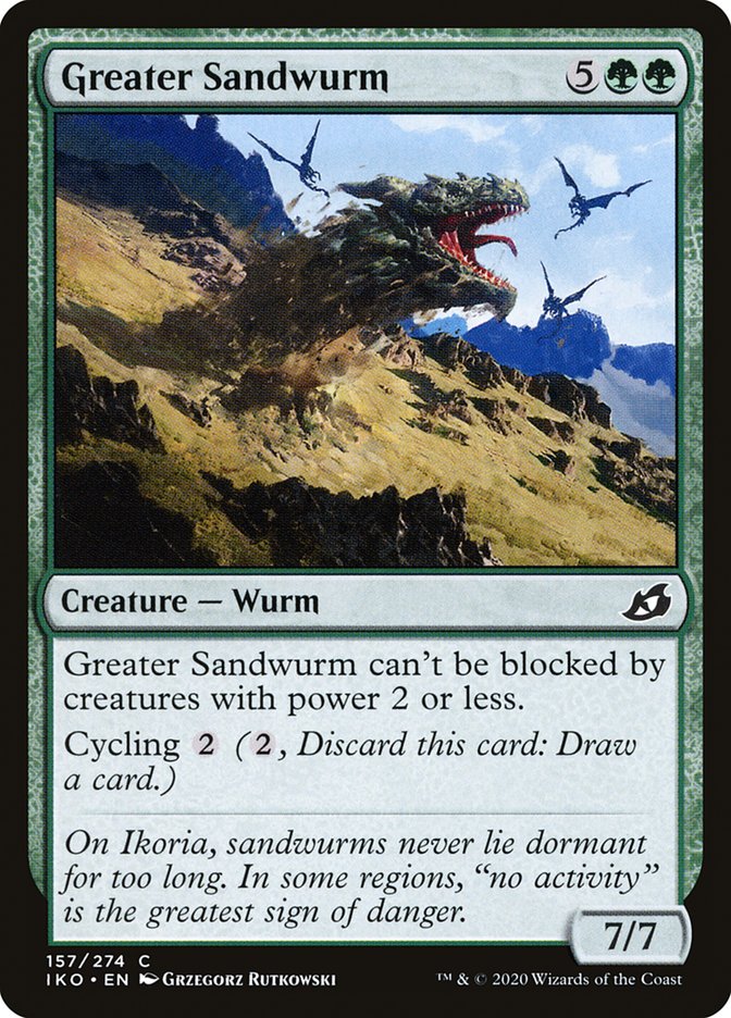 Greater Sandwurm [Ikoria: Lair of Behemoths] (IKO 157)