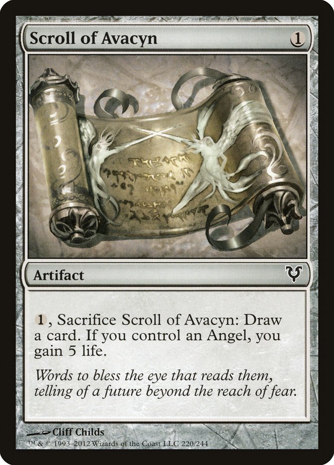 Scroll of Avacyn [Avacyn Restored] (AVR 220)
