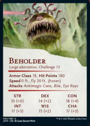 Beholder Art Card [Dungeons & Dragons: Adventures in the Forgotten Realms Art Series] (AAFR 1)