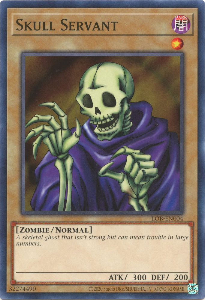 Skull Servant [LOB-EN004] Common