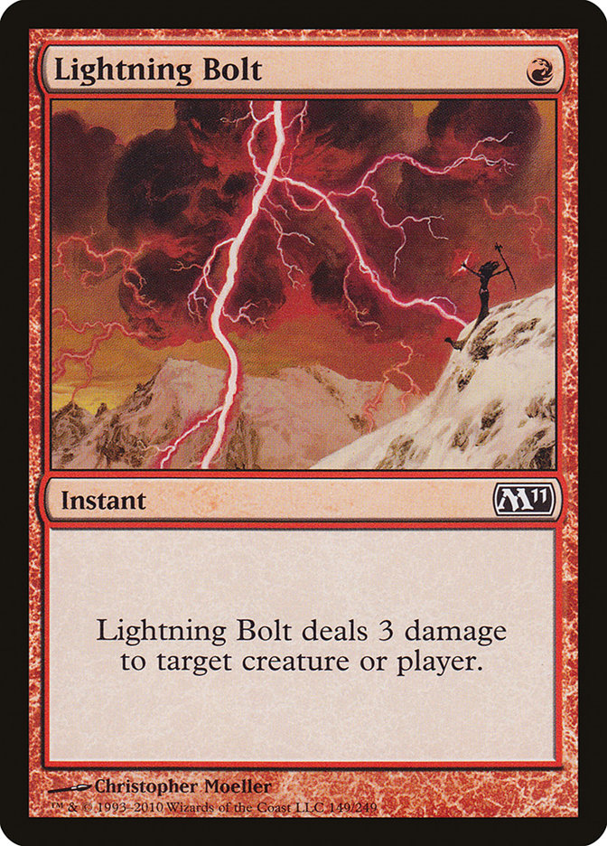 Lightning Bolt [Magic 2011] (M11 149)