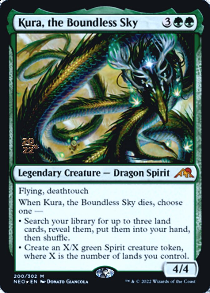 Kura, the Boundless Sky [Kamigawa: Neon Dynasty Prerelease Promos] (PNEO 200)