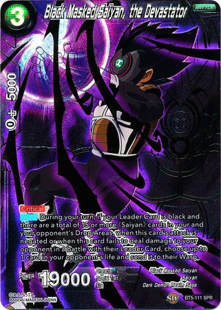 Black Masked Saiyan, the Devastator (SPR) [BT5-111]