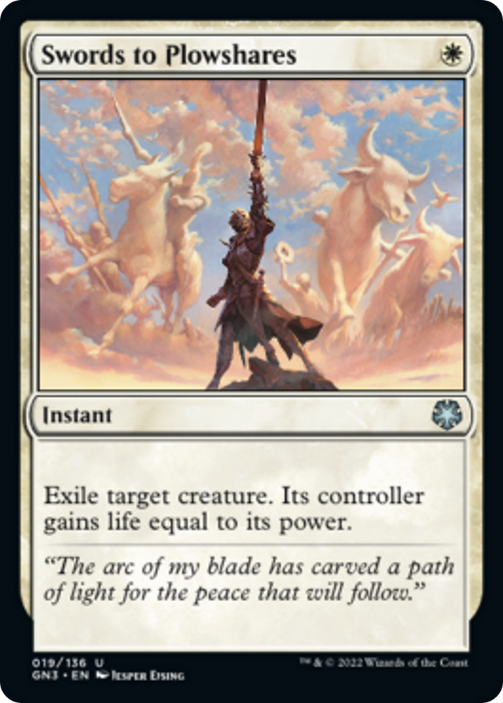 Swords to Plowshares [Game Night 2022]