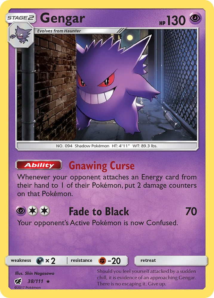 Gengar (Prerelease Kit Exclusive) (38/111) [Theme Deck Exclusives]