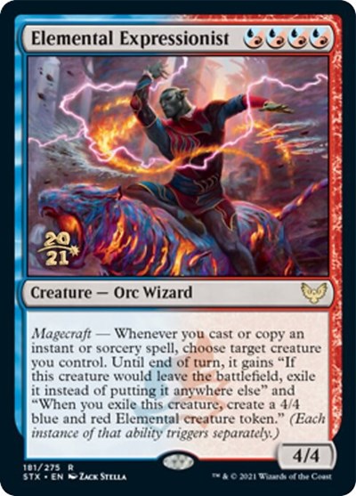 Elemental Expressionist [Strixhaven: School of Mages Prerelease Promos] (PSTX 181)