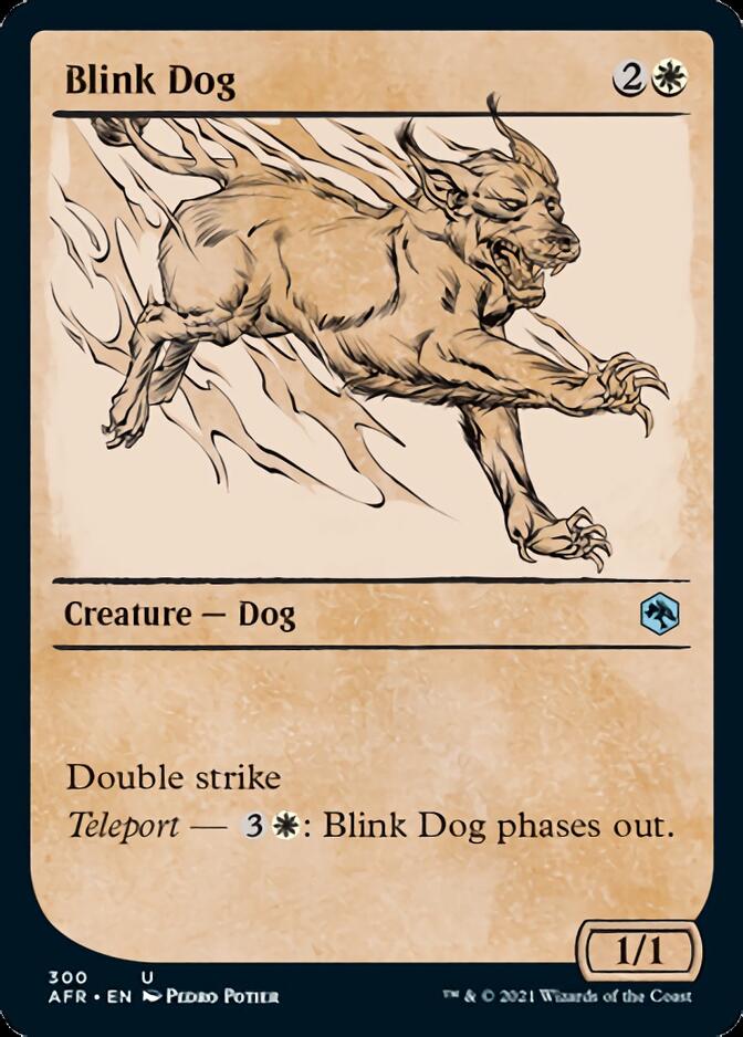 Blink Dog (Showcase) [Dungeons & Dragons: Adventures in the Forgotten Realms] (AFR 300)