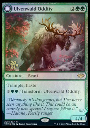 Ulvenwald Oddity // Ulvenwald Behemoth [Innistrad: Crimson Vow Prerelease Promos] (PVOW 225)