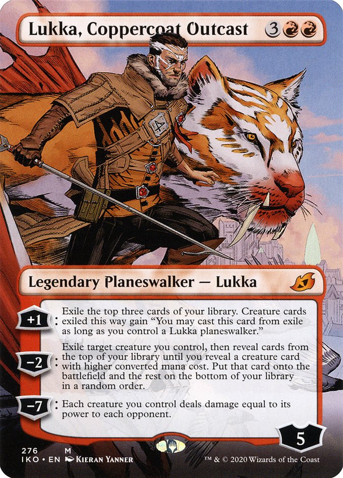 Lukka, Coppercoat Outcast (Borderless) [Ikoria: Lair of Behemoths] (IKO 276)