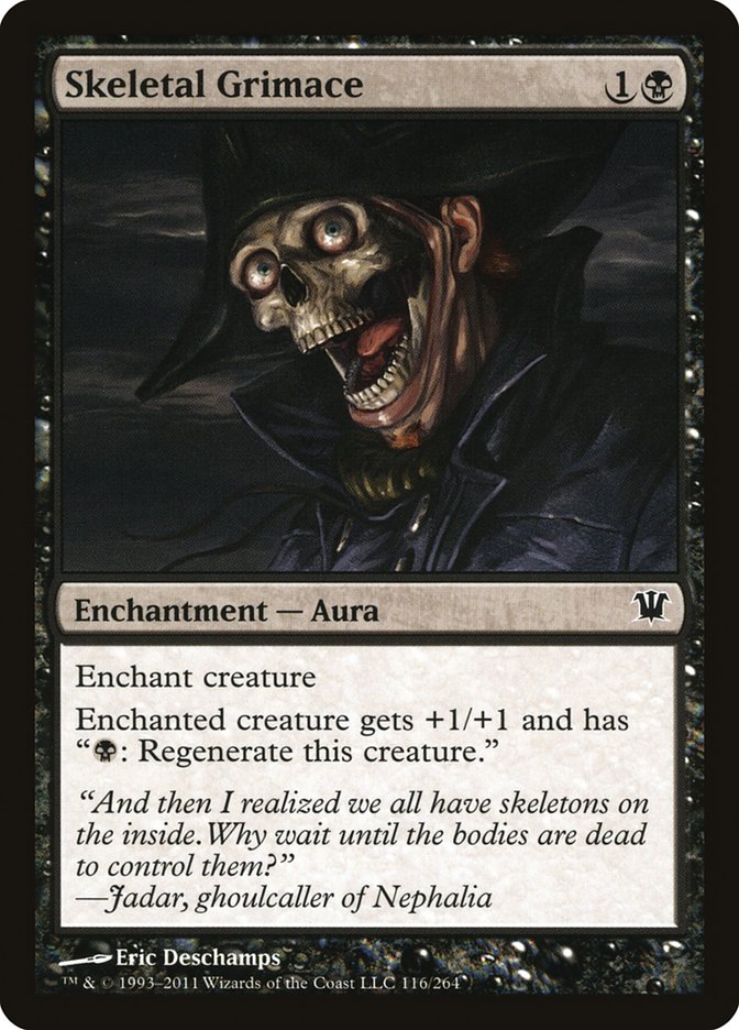 Skeletal Grimace [Innistrad] (ISD 116)