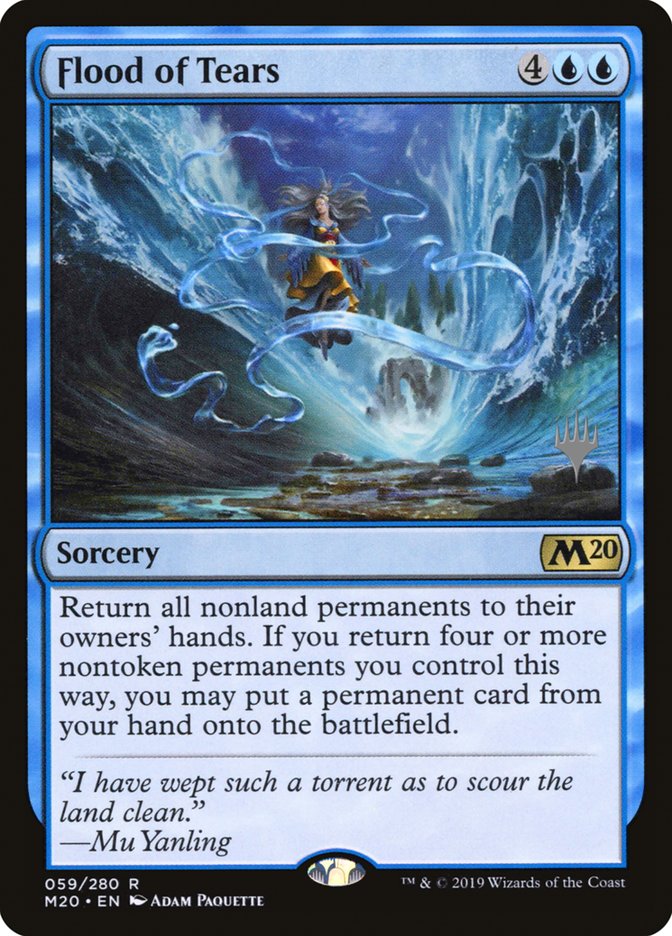 Flood of Tears (Promo Pack) [Core Set 2020 Promos] (PM20 59P)