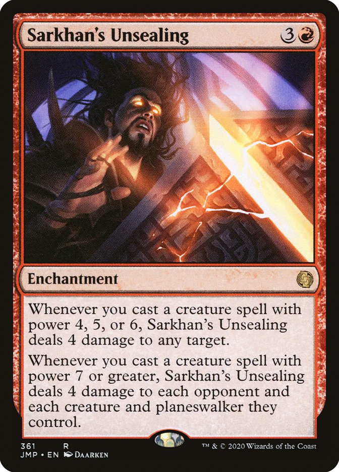 Sarkhan's Unsealing [Jumpstart] (JMP 361)