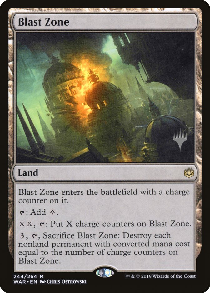 Blast Zone (Promo Pack) [War of the Spark Promos] (PWAR 244P)