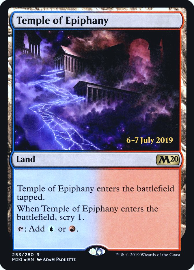 Temple of Epiphany  [Core Set 2020 Prerelease Promos] (PM20 253S)