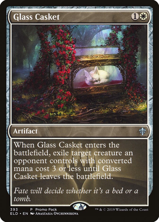 Glass Casket (Promo Pack) [Throne of Eldraine Promos] (ELD 393)
