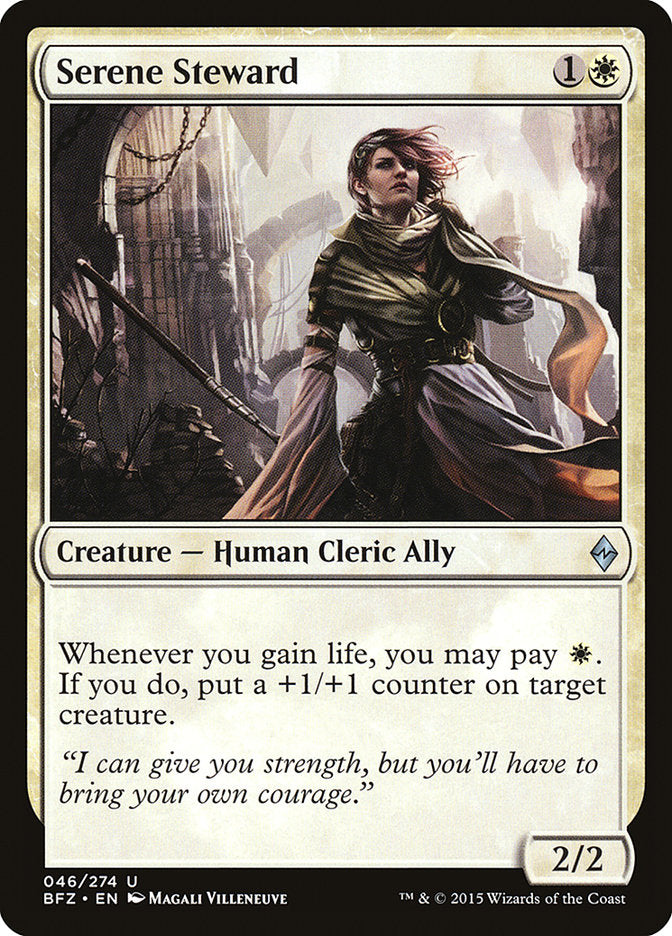 Serene Steward [Battle for Zendikar] (BFZ 46)