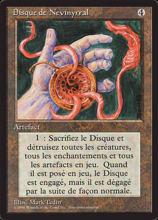 Nevinyrral's Disk [Foreign Black Border] (FBB 267)