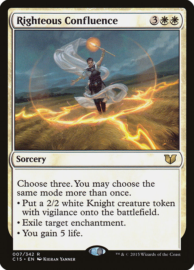 Righteous Confluence [Commander 2015] (C15 7)
