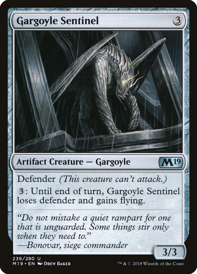 Gargoyle Sentinel [Core Set 2019] (M19 236)