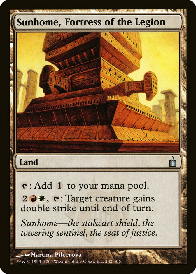 Sunhome, Fortress of the Legion [Ravnica: City of Guilds] (RAV 282)