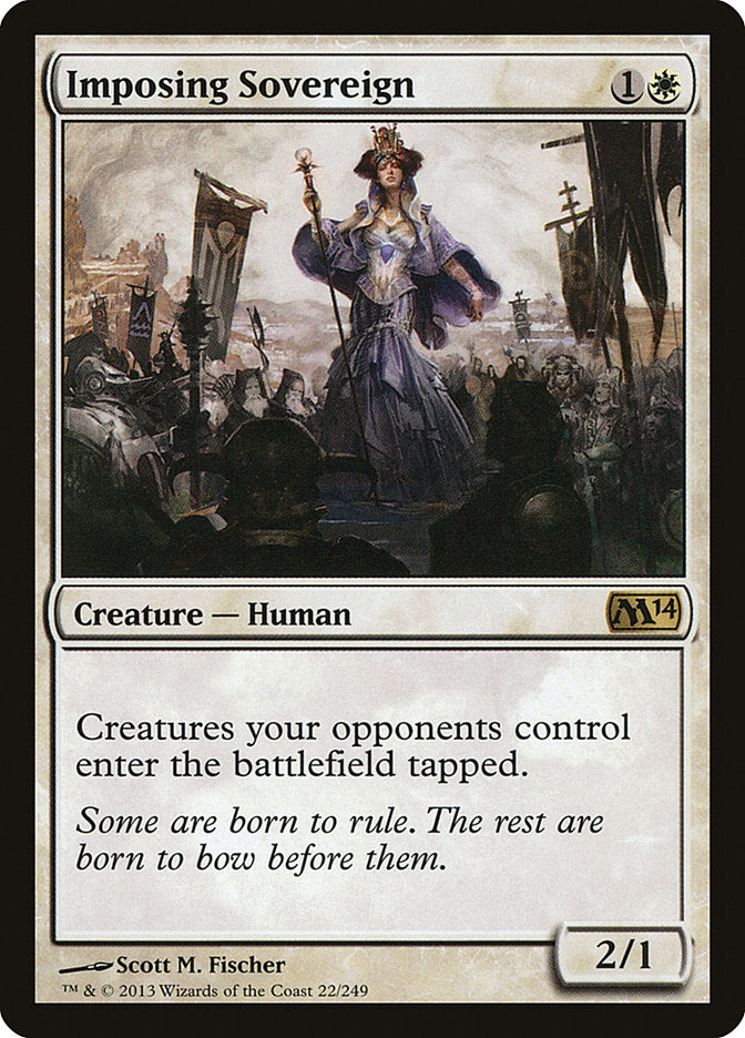 Imposing Sovereign [Magic 2014] (M14 22)