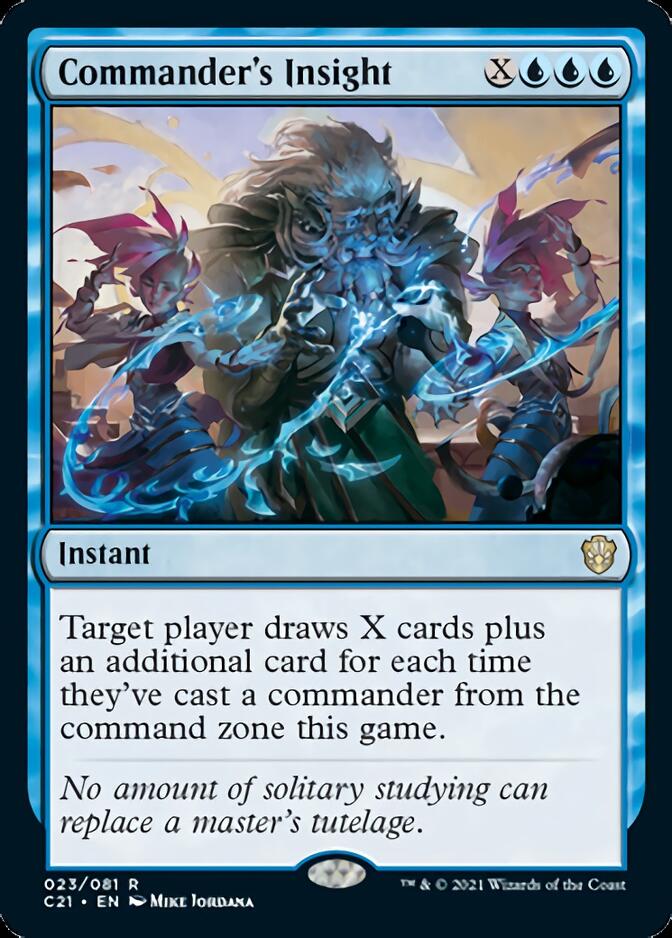 Commander's Insight [Commander 2021] (C21 23)