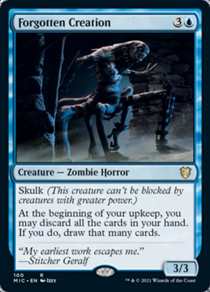 Forgotten Creation [Innistrad: Midnight Hunt Commander] (MIC 100)