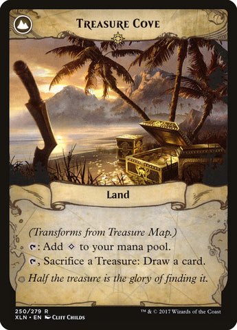 Treasure Map // Treasure Cove [Ixalan] (XLN 250)