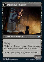 Innocent Traveler // Malicious Invader [Innistrad: Crimson Vow] (VOW 121)