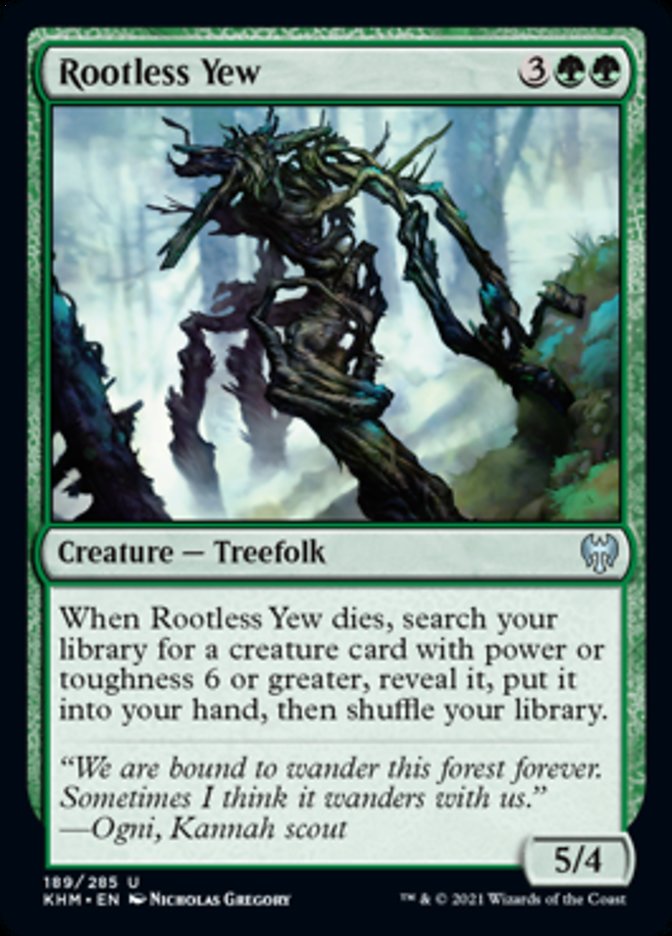 Rootless Yew [Kaldheim] (KHM 189)
