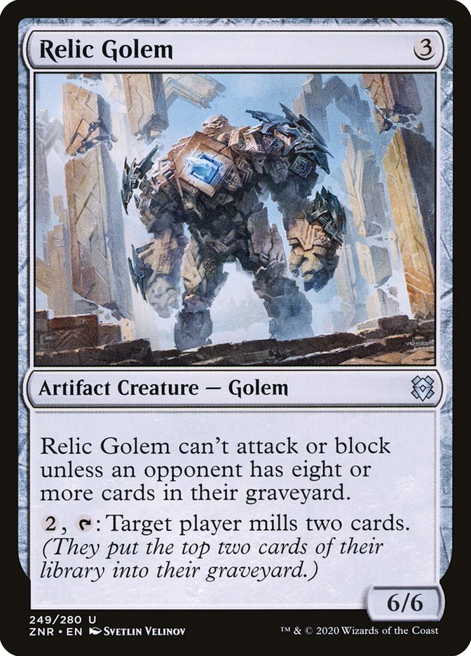 Relic Golem [Zendikar Rising] (ZNR 249)