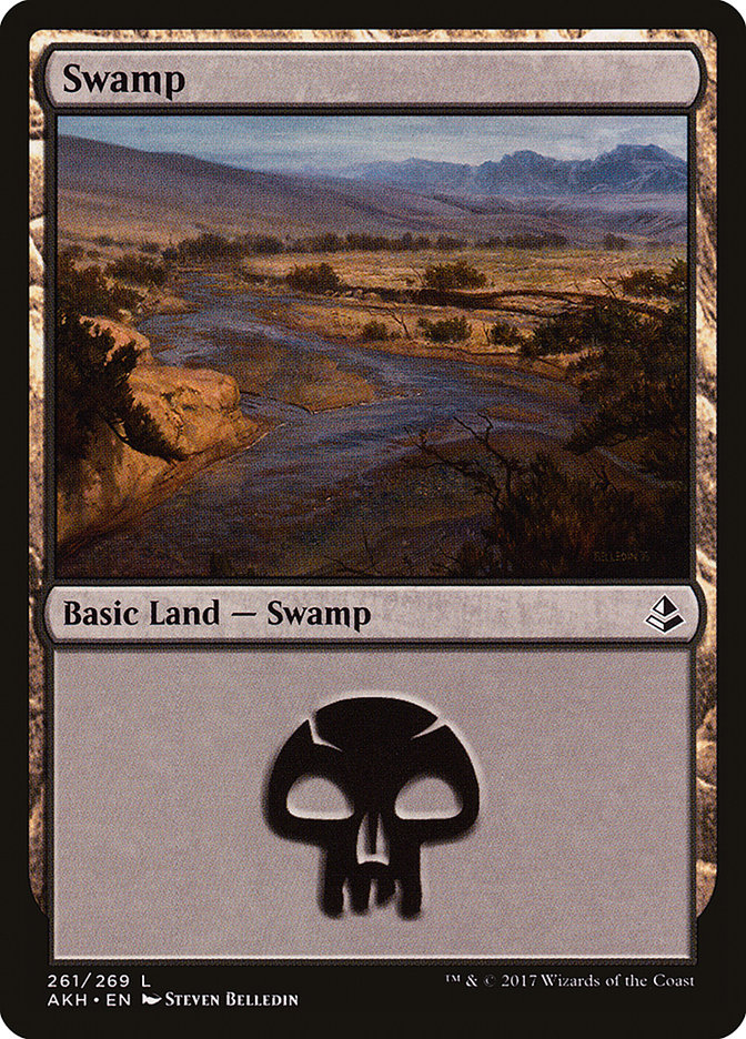 Swamp (#261) [Amonkhet] (AKH 261)
