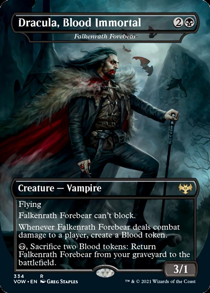 Falkenrath Forebear - Dracula, Blood Immortal [Innistrad: Crimson Vow] (VOW 334)