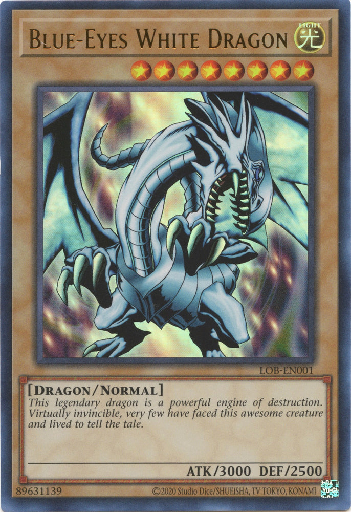 Blue-Eyes White Dragon [LOB-EN001] Ultra Rare