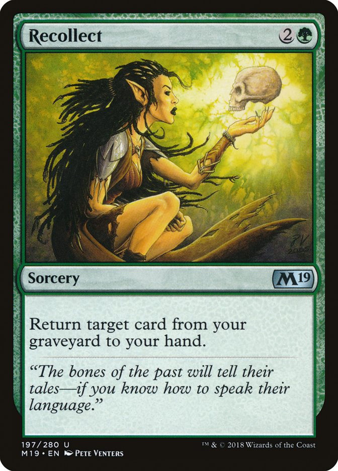 Recollect [Core Set 2019] (M19 197)
