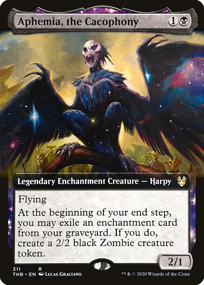 Aphemia, the Cacophony (Extended Art) [Theros Beyond Death] (THB 311)