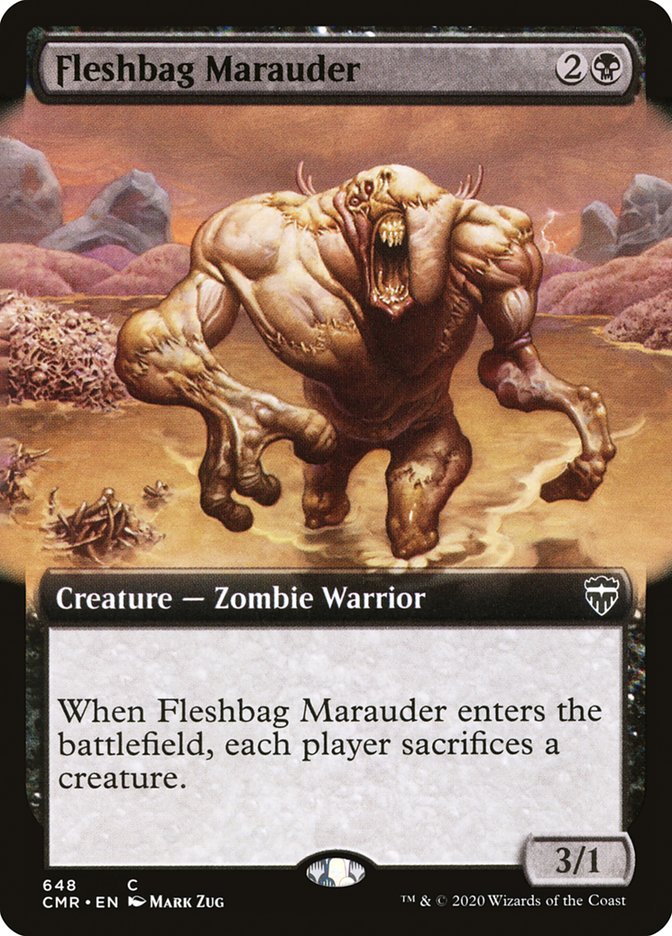 Fleshbag Marauder (Extended Art) [Commander Legends] (CMR 648)