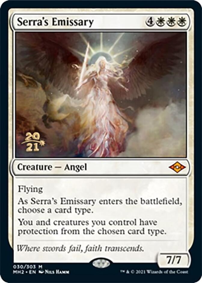 Serra's Emissary [Modern Horizons 2 Prerelease Promos] (PMH2 30)