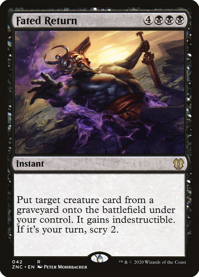Fated Return [Zendikar Rising Commander] (ZNC 42)
