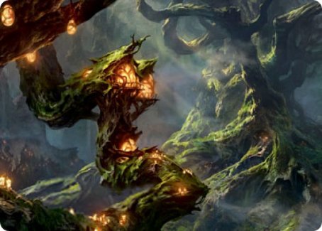 Forest Art Card [Strixhaven: School of Mages Art Series] (ASTX 50)