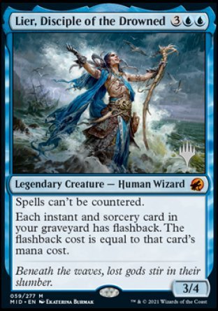 Lier, Disciple of the Drowned (Promo Pack) [Innistrad: Midnight Hunt Promo Pack] (PMID 59)