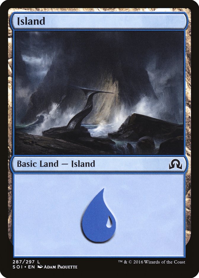 Island (#287) [Shadows over Innistrad] (SOI 287)