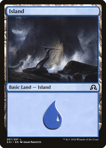 Island (#287) [Shadows over Innistrad] (SOI 287)